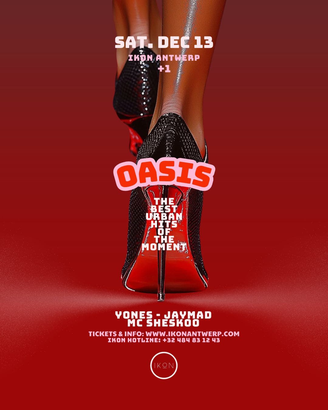 OASIS - Urban night out at +1 (IKON ANTWERP)