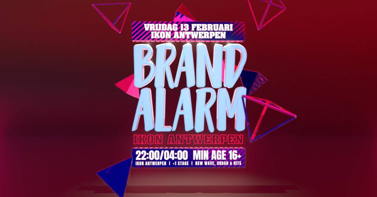 BRANDALARM at PLUS ONE (IKON ANTWERP)
