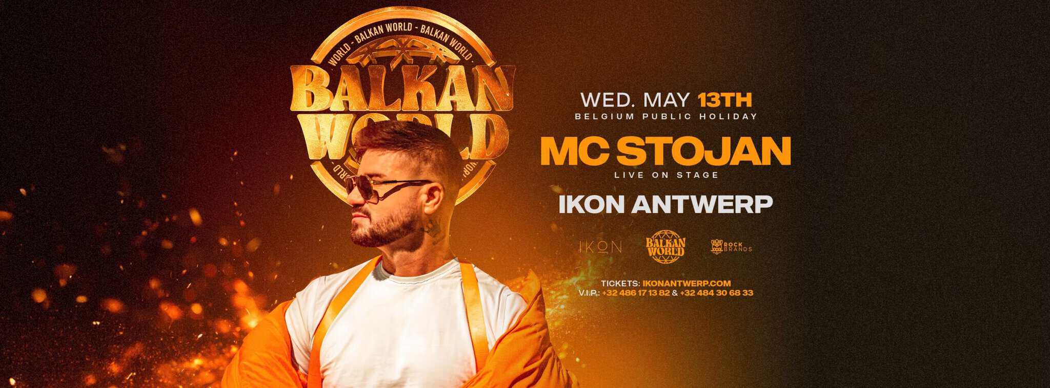 BALKAN WORLD - MC STOJAN Live at IKON WORLD