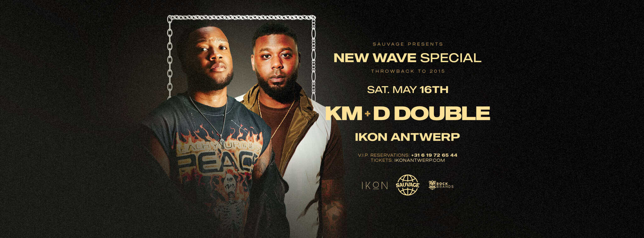 KM & D-Double (live) at IKON Antwerp