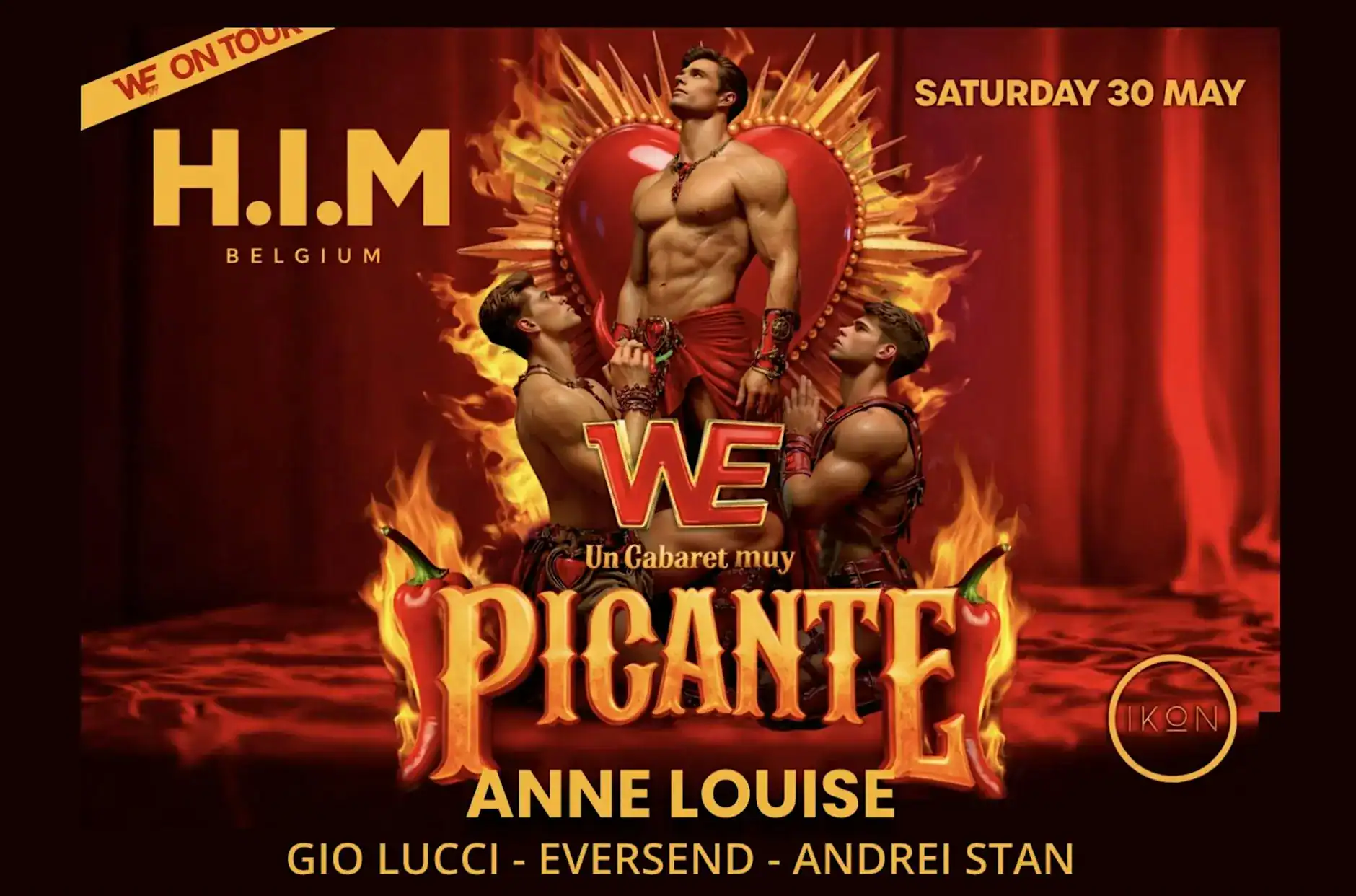 HIM invites WE ft. ANNE LOUISE at IKON ANTWERP