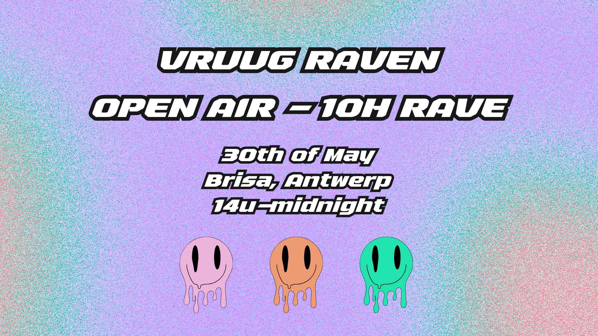VRUUG RAVEN - 10H open air rave at Brisa Rooftop (IKON Antwerp)