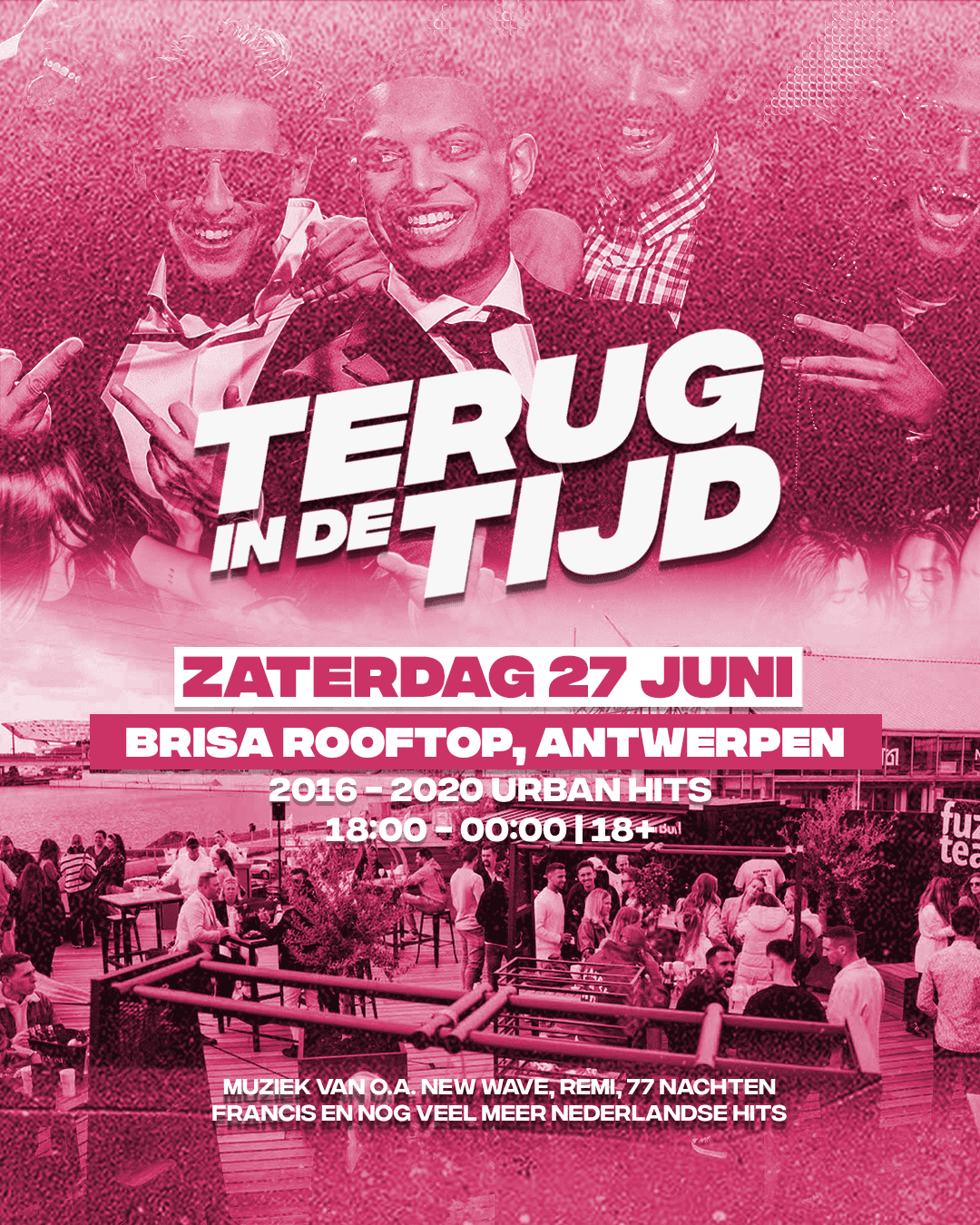 Terug in de tijd at BRISA Rooftop (IKON Antwerpen)