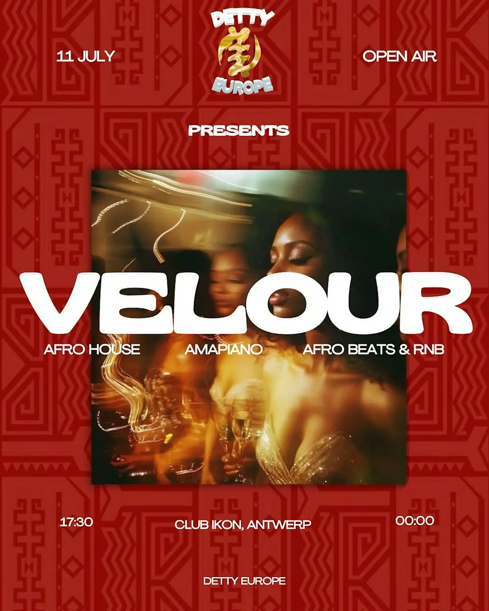 DETTY EUROPE (VELOUR) at Brisa Rooftop (IKON ANTWERP)