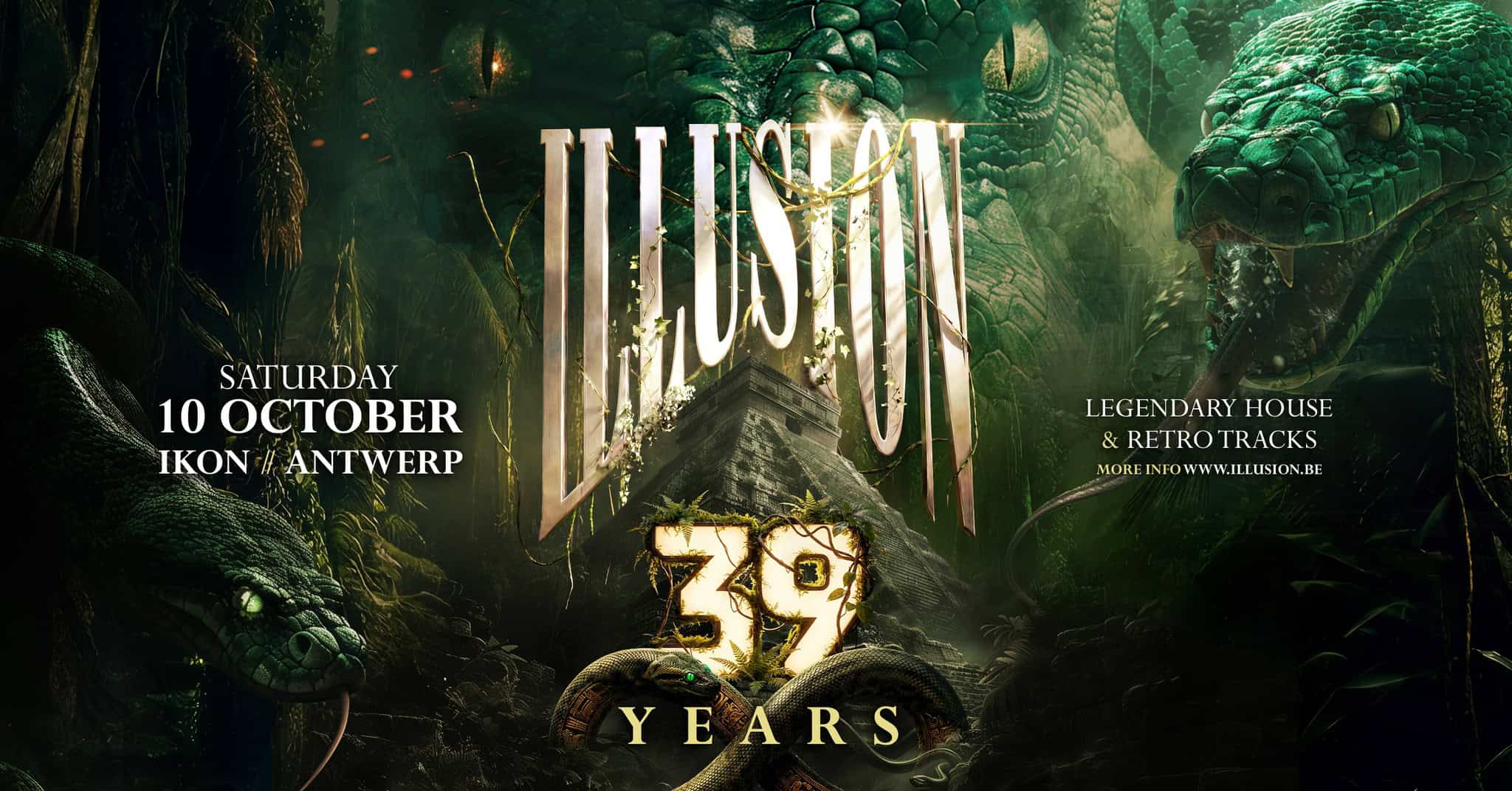 ILLUSION 39 YEARS at IKON ANTWERP
