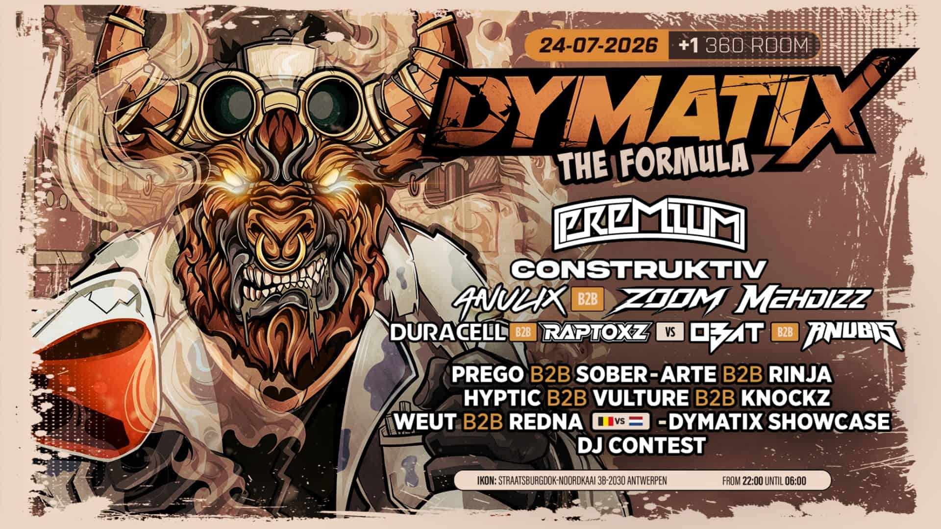 DYMATIX THE FORMULA at PLUS ONE (IKON ANTWERP)