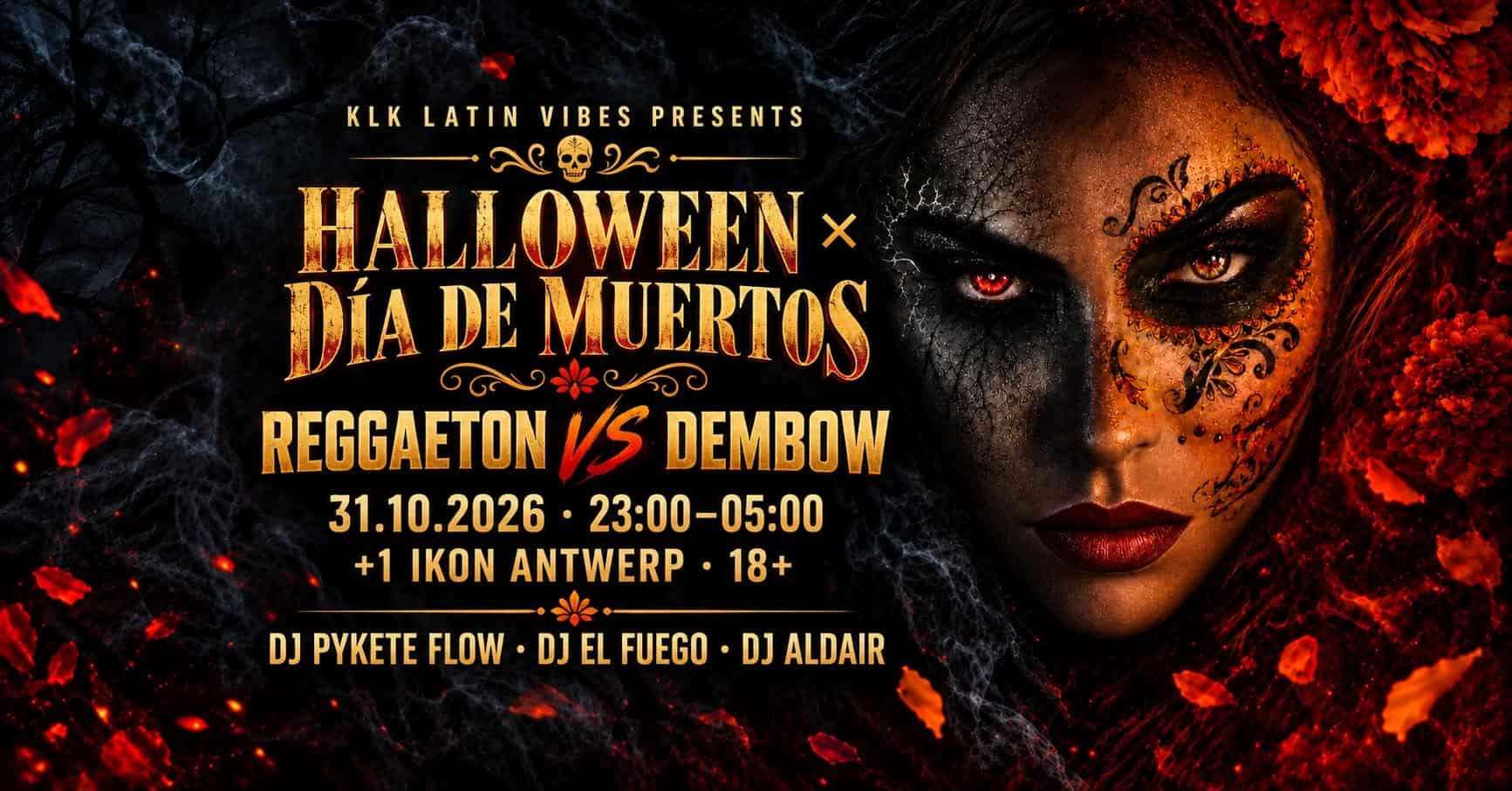HALLOWEEN x DIA DE MUERTOS at SKYCLUB (IKON Antwerp)