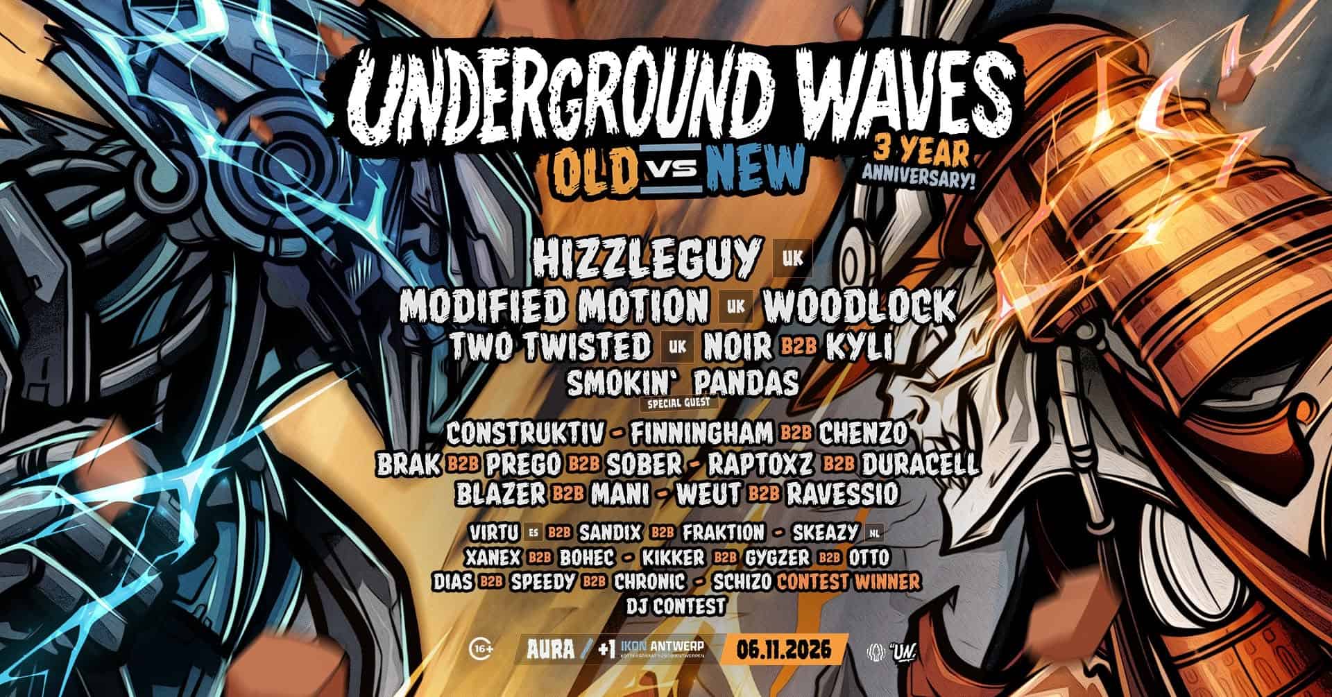 Underground Waves: Old vs. New II - 3 Year Anniversary