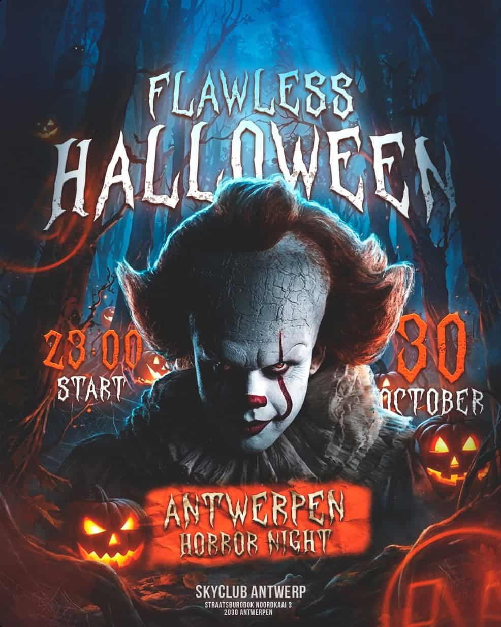FLAWLESS DYNASTY HALLOWEEN at SKYCLUB (IKON Antwerp)