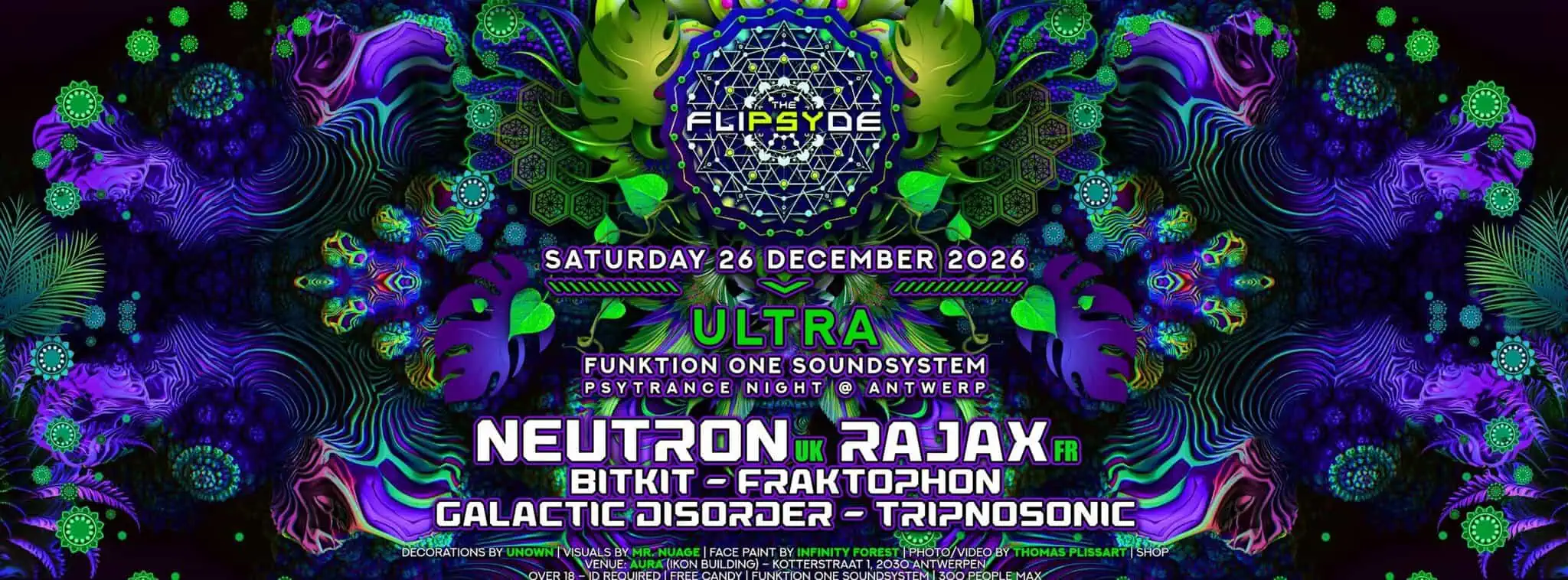THE FLIPSYDE ULTRA at AURA (IKON Antwerp)